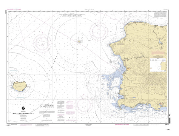 West Coast of Puerto Rico 2003 - Old Map Nautical Chart AC Harbors 901 - Puerto Rico & Virgin Islands