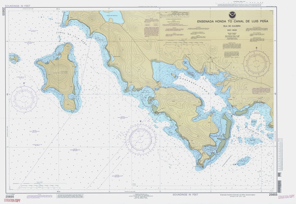 Ensenada Honda to Canal de Luis Pena 1992 - Old Map Nautical Chart AC Harbors 915 - Puerto Rico & Virgin Islands