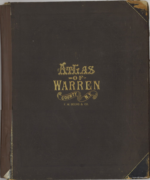 Cover, New York 1876 - Old Town Map Reprint - Warren Co. Atlas