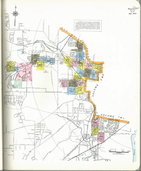 Mobile, Alabama 1956 (3) - Old Map Alabama Fire Insurance Index