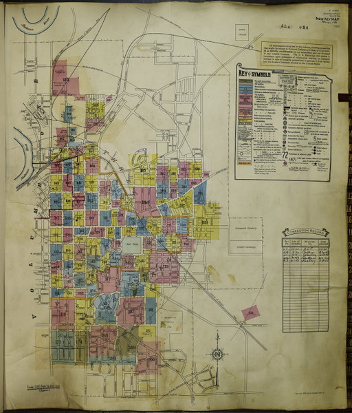 Montgomery, Alabama 1950 (2) - Old Map Alabama Fire Insurance Index Montgomery, Alabama 1950 (2) - Old Map Alabama Fire Insurance Index