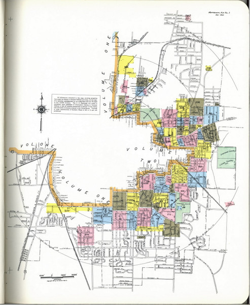 Montgomery, Alabama 1953 (3) - Old Map Alabama Fire Insurance Index