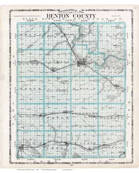 Benton County, Iowa 1904 - Iowa State Atlas  24
