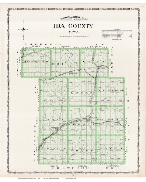 Ida County, Iowa 1904 - Iowa State Atlas  66 Ida County, Iowa 1904 - Iowa State Atlas  66