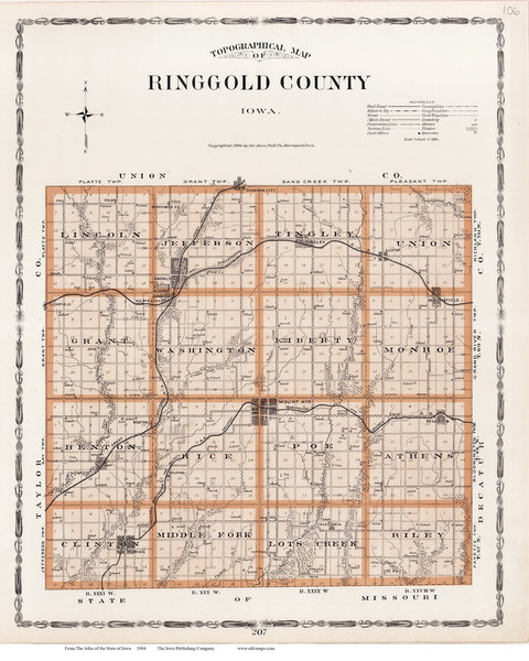 Ringgold County, Iowa 1904 - Iowa State Atlas  106