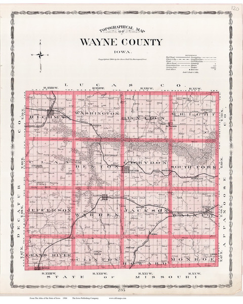 Wayne County, Iowa 1904 - Iowa State Atlas  120