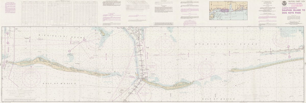 Dauphin Island to Dog Keys Pass Page 0 1990 - Old Map Nautical Chart AC Harbors 11374 - Alabama Dauphin Island to Dog Keys Pass Page 0 1990 - Old Map Nautical Chart AC Harbors 11374 - Alabama