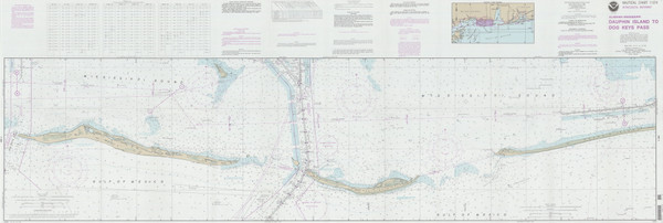 Dauphin Island to Dog Keys Pass Page 0 1996 - Old Map Nautical Chart AC Harbors 11374 - Alabama