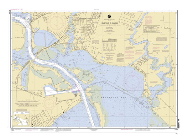 Atkinson Island to Alexander Island 2004 - Old Map Nautical Chart AC Harbors 11328 - Texas