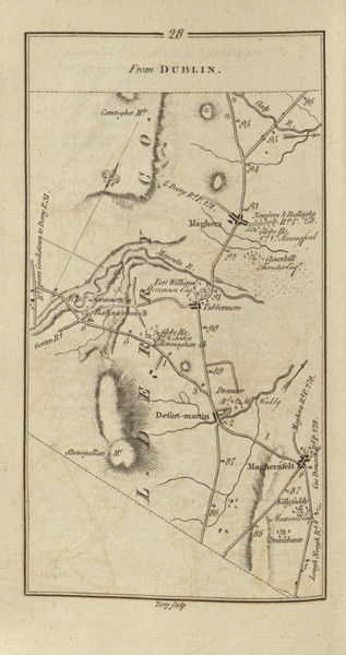 028 Dublin Colerain - Ireland 1777 Road Atlas 028 Dublin Colerain - Ireland 1777 Road Atlas