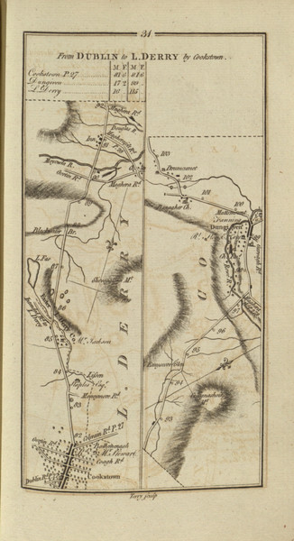 031 Dublin L Derry - Ireland 1777 Road Atlas