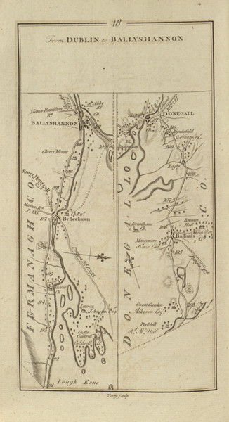 048 Dublin Ballyshannon - Ireland 1777 Road Atlas