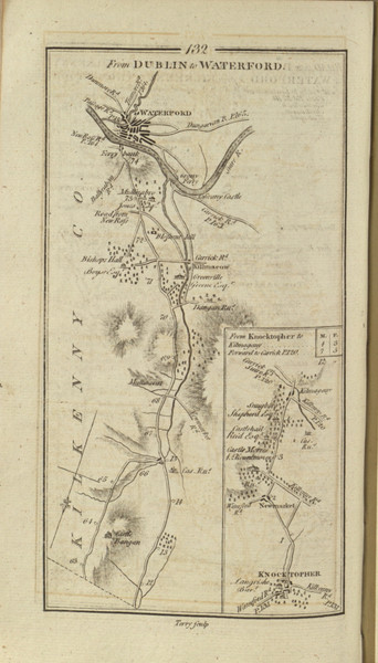 132 Dublin Waterford - Ireland 1777 Road Atlas