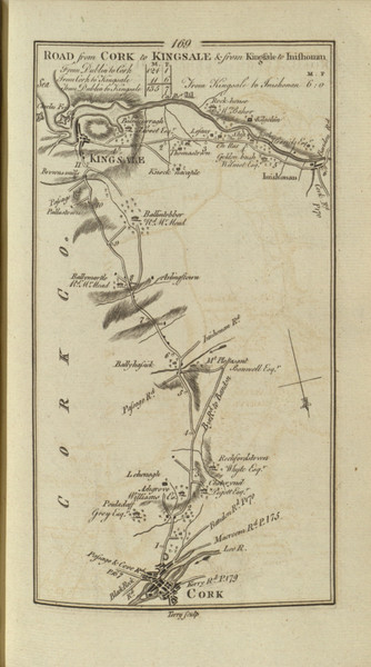 169 Cork Kingsale - Ireland 1777 Road Atlas