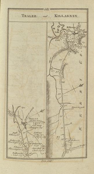 181 Cork Tralee Killarney - Ireland 1777 Road Atlas