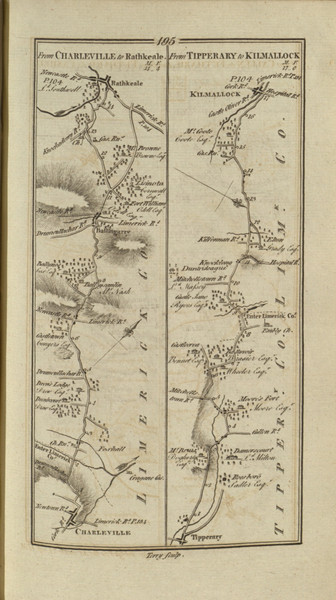 195 Charleville Tipperary Kilmallock - Ireland 1777 Road Atlas