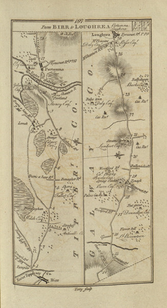 197 Birr Loughrea - Ireland 1777 Road Atlas