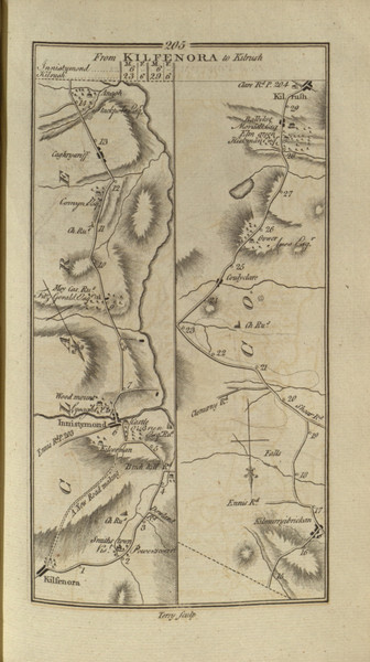 205 Kilfenora - Ireland 1777 Road Atlas