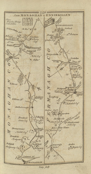 259 Monaghan Enniskillen - Ireland 1777 Road Atlas 259 Monaghan Enniskillen - Ireland 1777 Road Atlas