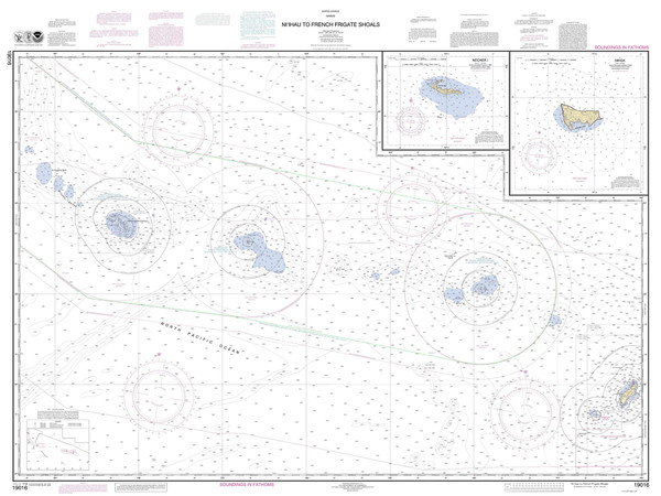 Niihau to French Frigate Shoals 2008 Hawaii Harbor Chart 19016 5 Northwest Islands Niihau to French Frigate Shoals 2008 Hawaii Harbor Chart 19016 5 Northwest Islands