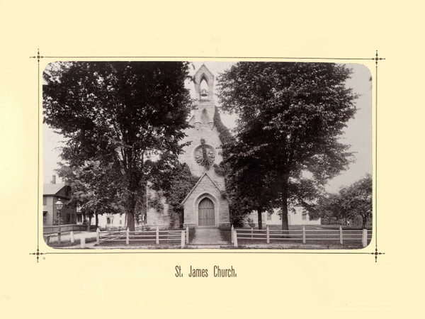 St. James Church, Greenfield Massachusetts 1881 - Greenfield Illustrated 25 Views 1881 Reprint St. James Church, Greenfield Massachusetts 1881 - Greenfield Illustrated 25 Views 1881 Reprint