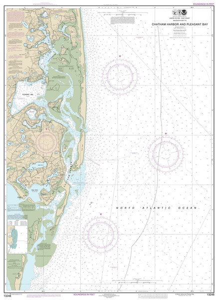 Chatham Harbor and Pleasant Bay 2013 Old Map Nautical Chart AC Harbors 2 270 - Massachusetts