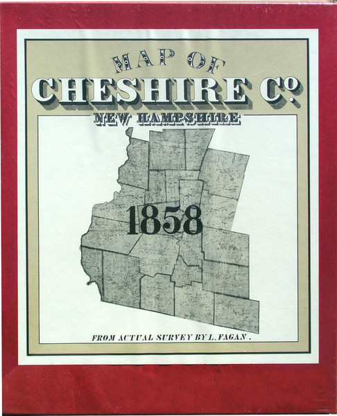 Map of Cheshire Co., New Hampshire 1858 - Loose Sheets