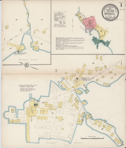 Wrangell Alaska 1914 - Old Map Alaska Fire Insurance Index