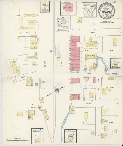 Newark, Arkansas 1913 - Old Map Arkansas Fire Insurance Index Newark, Arkansas 1913 - Old Map Arkansas Fire Insurance Index