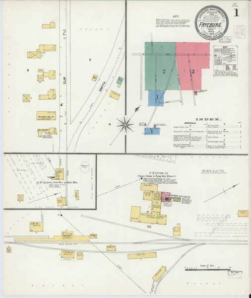 Fryeburg, Maine 1903 - Old Map Maine Fire Insurance Index Fryeburg, Maine 1903 - Old Map Maine Fire Insurance Index