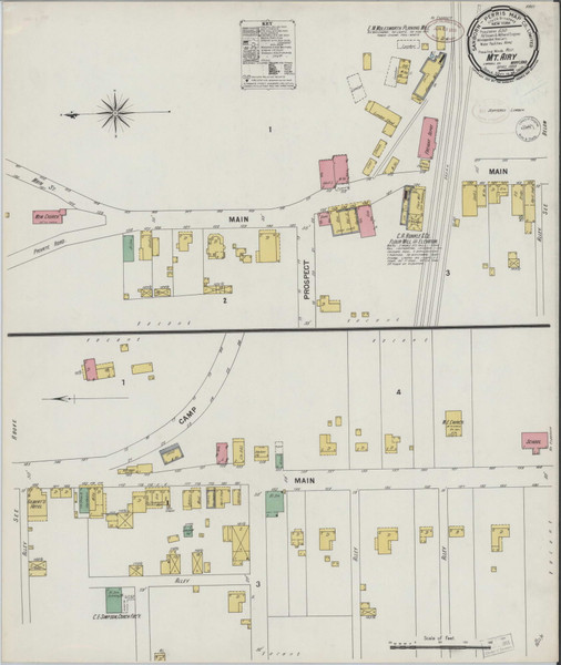Mount Airy, Maryland 1899 - Old Map Maryland Fire Insurance Index Mount Airy, Maryland 1899 - Old Map Maryland Fire Insurance Index