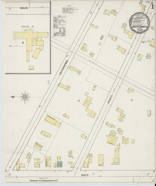 North Conway, New Hampshire 1892 - Old Map New Hampshire Fire Insurance Index