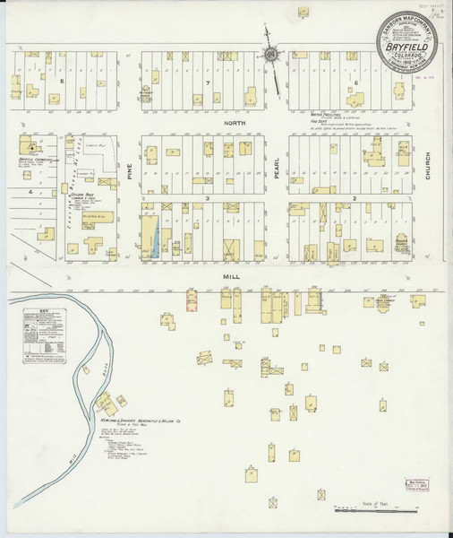 Bayfield, Colorado 1910 - Old Map Colorado Fire Insurance Index Bayfield, Colorado 1910 - Old Map Colorado Fire Insurance Index