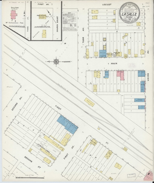 La Salle, Colorado 1912 - Old Map Colorado Fire Insurance Index La Salle, Colorado 1912 - Old Map Colorado Fire Insurance Index