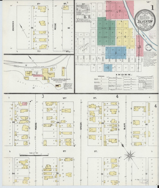 Silverton, Colorado 1902 - Old Map Colorado Fire Insurance Index