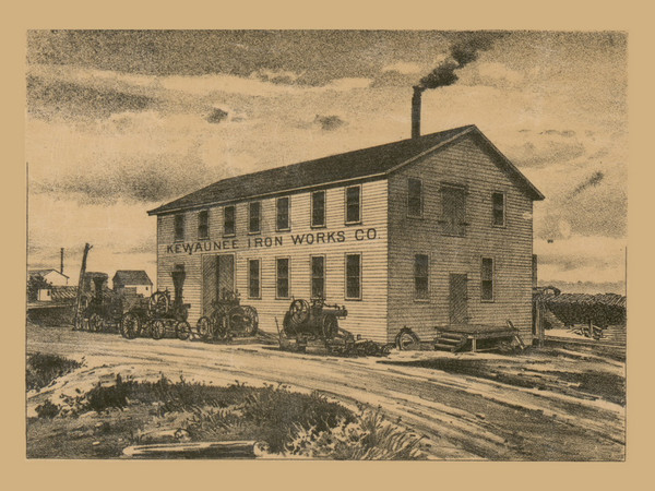 Kewaunee Iron Works, Wisconsin 1895 Old Town Map Custom Print - Kewaunee Co. Kewaunee Iron Works, Wisconsin 1895 Old Town Map Custom Print - Kewaunee Co.