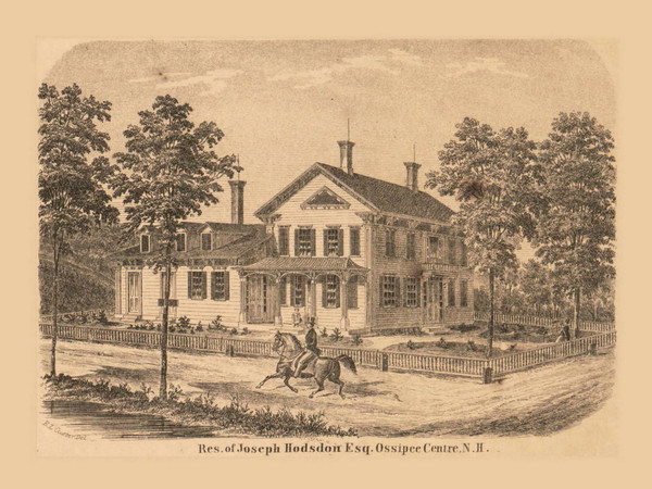 Res. of Joseph Hodsdon, New Hampshire 1861 Carroll Co. Color Res. of Joseph Hodsdon, New Hampshire 1861 Carroll Co. Color