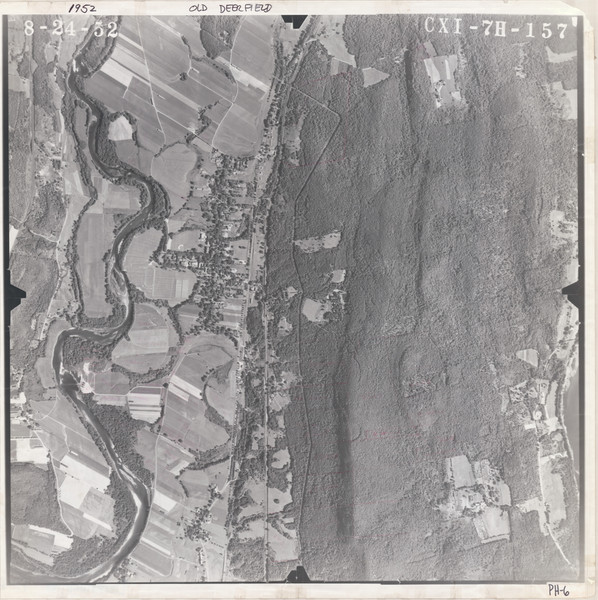 eb-347   Old Deerfield Air Photo 1952 eb-347   Old Deerfield Air Photo 1952