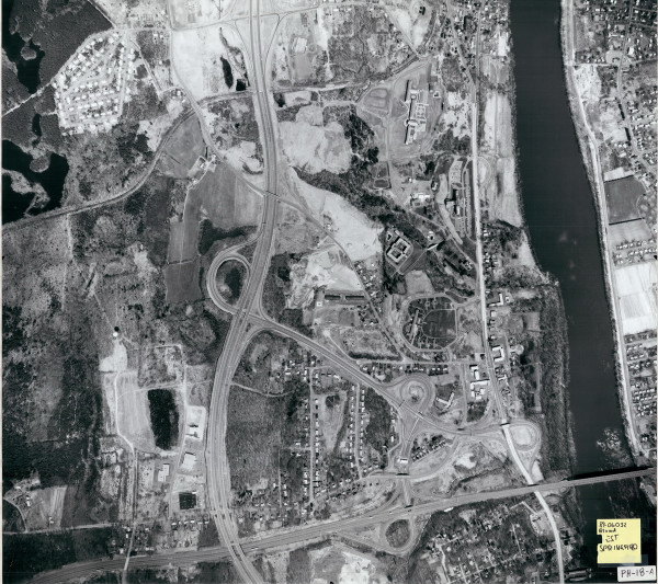 Air Photos West Springfield Interchange 1980 1971 3 pics Air Photos West Springfield Interchange 1980 1971 3 pics