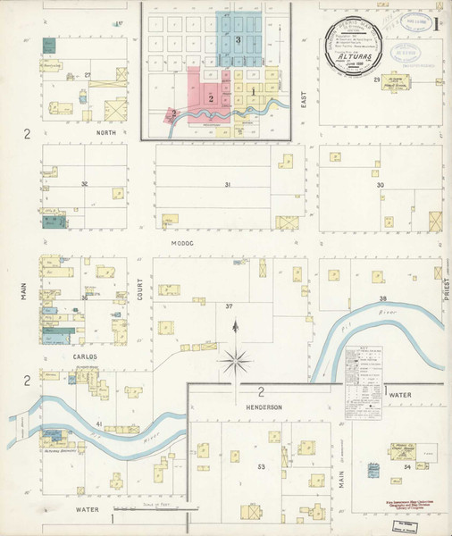 Alturas California 1898 - Fire Insurance Index - Old Map Reprint
