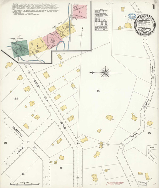Auburn California 1894 - Fire Insurance Index - Old Map Reprint Auburn California 1894 - Fire Insurance Index - Old Map Reprint