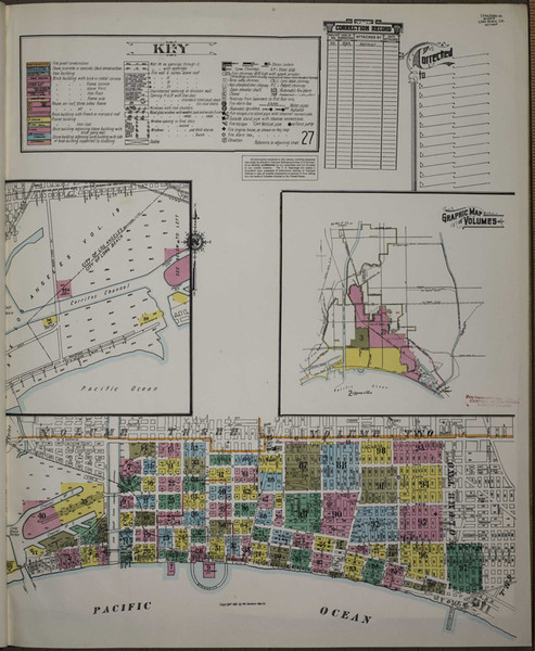 Los Angeles - Long Beach California 1949 - Fire Insurance Index - Old Map Reprint Los Angeles - Long Beach California 1949 - Fire Insurance Index - Old Map Reprint