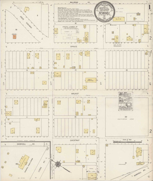 Los Angeles - Newhall California 1918 - Fire Insurance Index - Old Map Reprint Los Angeles - Newhall California 1918 - Fire Insurance Index - Old Map Reprint