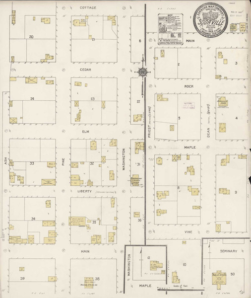 Sodaville Oregon 1913 - Fire Insurance Index - Old Map Reprint Sodaville Oregon 1913 - Fire Insurance Index - Old Map Reprint