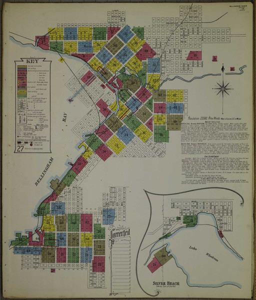 Bellingham Washington 1904 - Fire Insurance Index - Old Map Reprint Bellingham Washington 1904 - Fire Insurance Index - Old Map Reprint