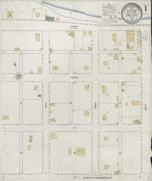 Fall City Washington 1908 - Fire Insurance Index - Old Map Reprint Fall City Washington 1908 - Fire Insurance Index - Old Map Reprint