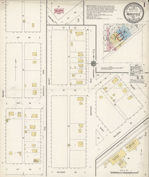 Mansfield Washington 1915 - Fire Insurance Index - Old Map Reprint Mansfield Washington 1915 - Fire Insurance Index - Old Map Reprint