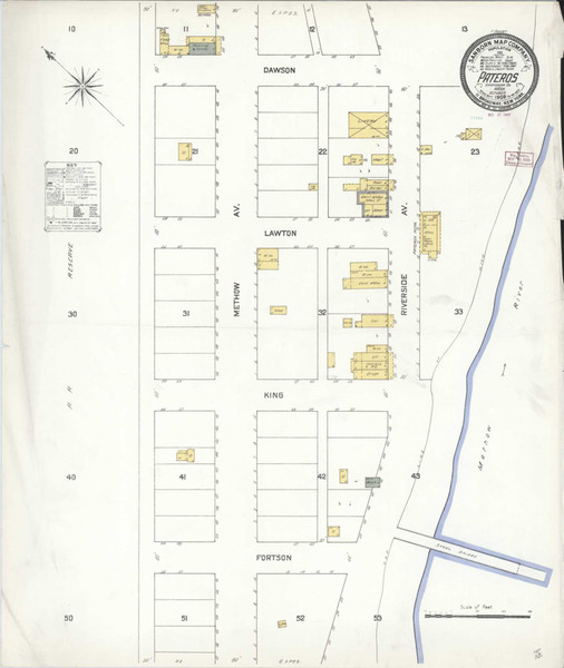 Pateros Washington 1909 - Fire Insurance Index - Old Map Reprint Pateros Washington 1909 - Fire Insurance Index - Old Map Reprint