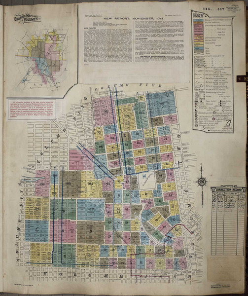San Antonio Texas 1950 V1 - Fire Insurance Index - Old Map Reprint San Antonio Texas 1950 V1 - Fire Insurance Index - Old Map Reprint