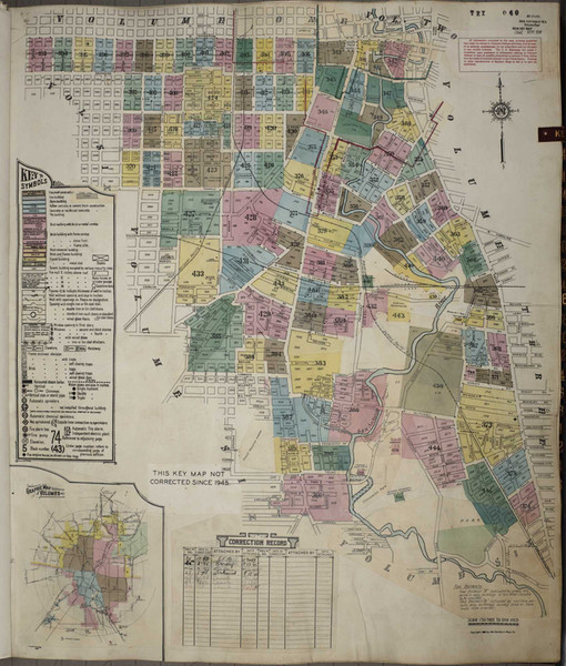 San Antonio Texas 1951 V4 - Fire Insurance Index - Old Map Reprint San Antonio Texas 1951 V4 - Fire Insurance Index - Old Map Reprint